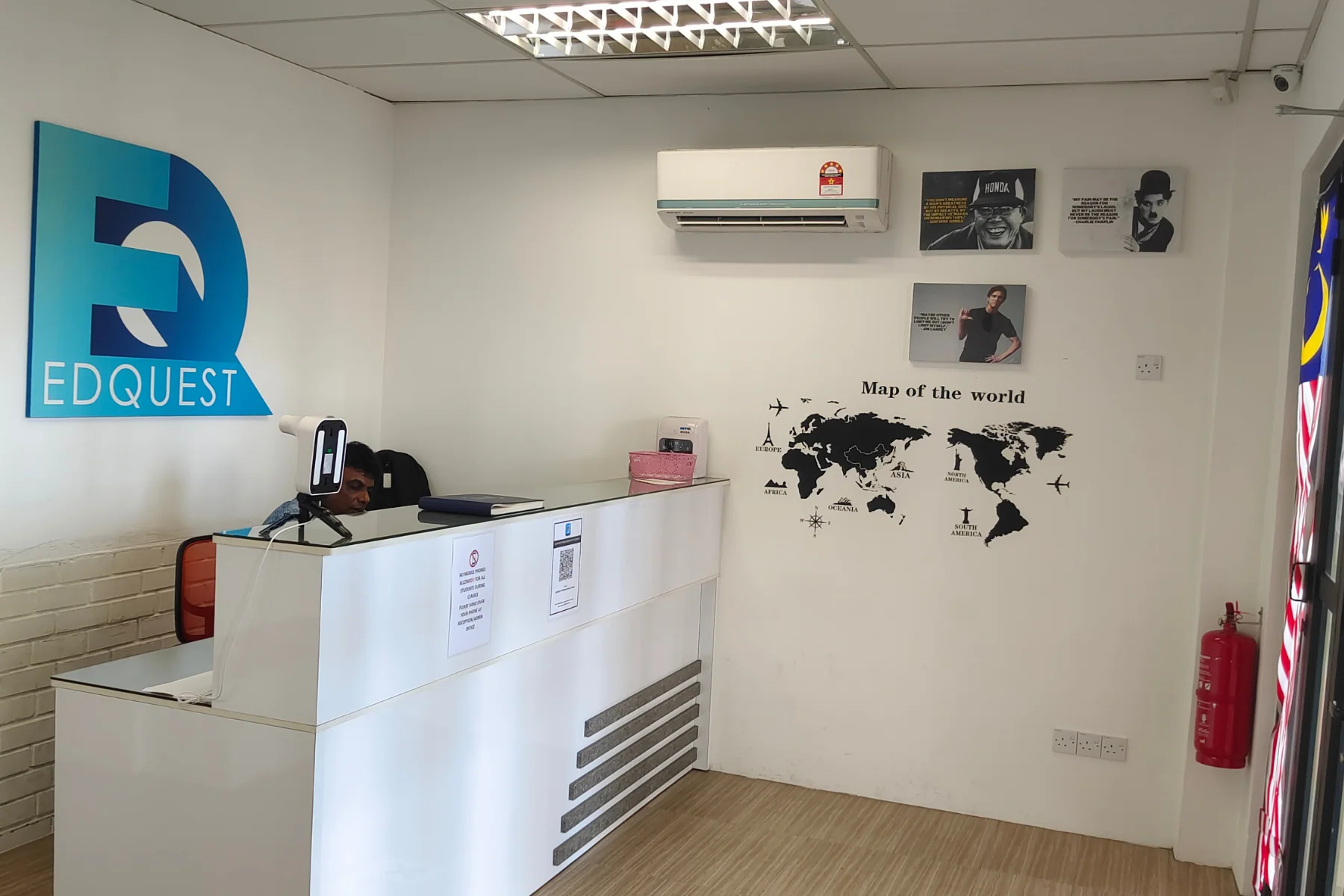 Edquest International School Registration Counter